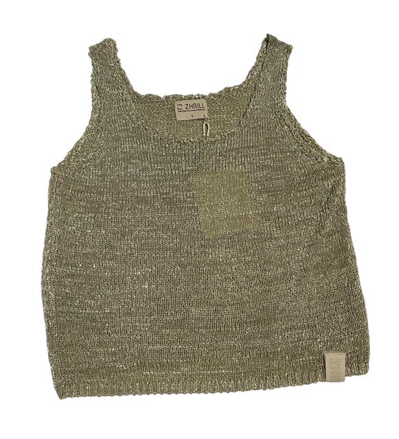 Frontansicht: Zhrill ZHNARALA ZK050-N849 mud 275 Strick-Tanktop