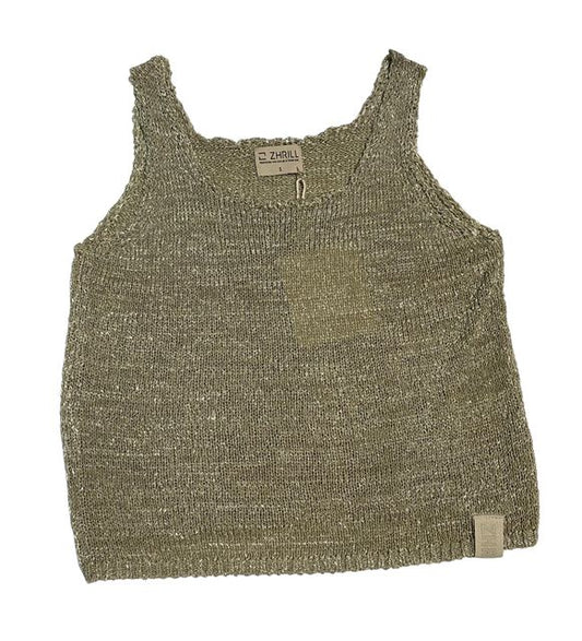 Frontansicht: Zhrill ZHNARALA ZK050-N849 mud 275 Strick-Tanktop