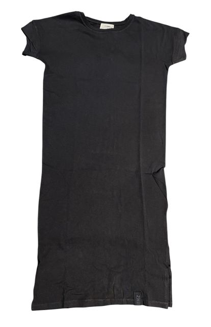  Vorderseite: Zhrill Shirtdress anthrazit100 midilang kurzarm ZHMATEA  ZT125303-T916 