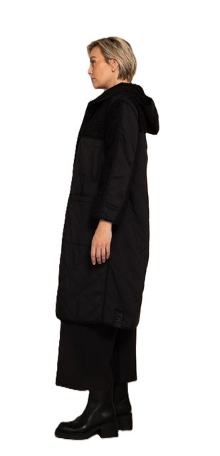 Seitenansicht: Zhrill ZHFAY Zj164-N953 black 117 Steppmantel