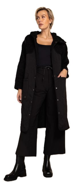 Front: Zhrill ZHFAY Zj164-N953 black 117 Steppmantel