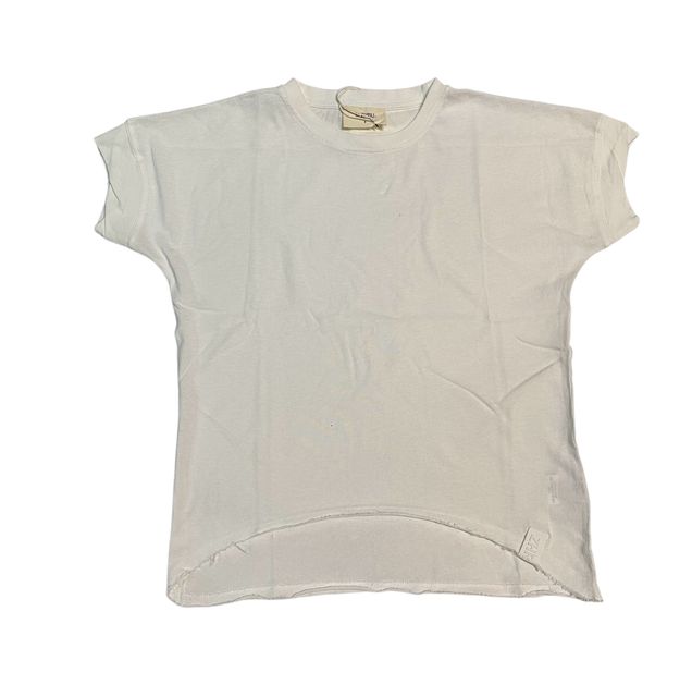 Vorderseite: Zhrill casual Damen T-Shirt weiß Slubjersey leger ZHRAHEL ZT124998-T1293