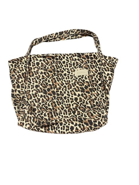 Frontansicht geöffnet: Zhrill cooler Denim-Shopper sand Leoprint  ZH BASA ZA101-W210