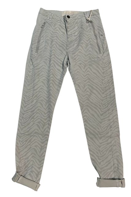 Vorderseite: Zhrill leichte Damen Freizeithose pastellgrau slim legs ZHCHIARA SAFARI N125804-N230 grey182