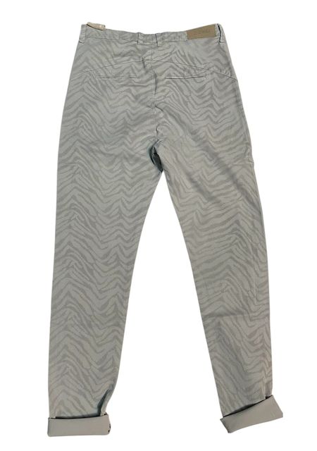 Rückseite: Zhrill leichte Damen Freizeithose pastellgrau slim legs ZHCHIARA SAFARI N125804-N230 grey182